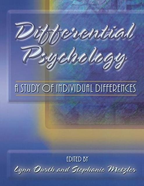 The A Study of Individual Differences Book