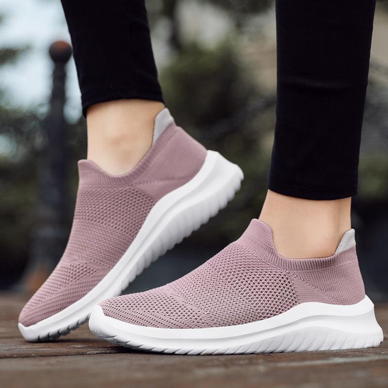 New multi-sport shoes summer mesh breathable soft-soled socks shoes casual walking shoes