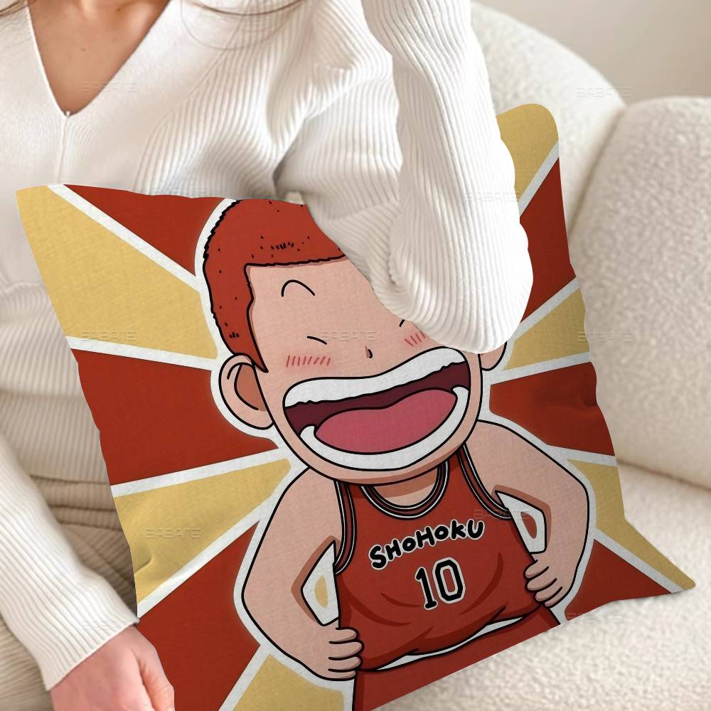 

Lovely Anime SSlam DDunk Pillowcases Home Bedding Decorative Pillow Cover Wedding Super Soft Pillow Case 30x30cm