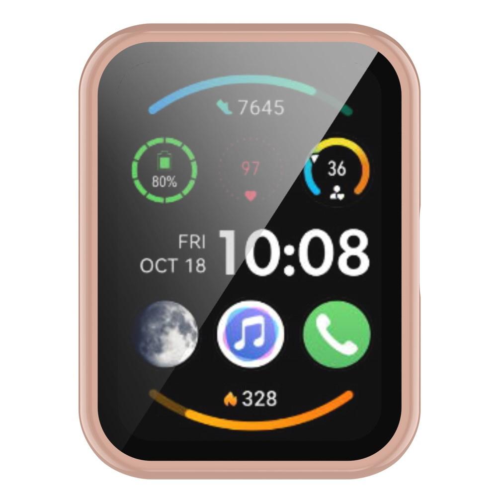 2in1 Case + Tempered Glass for Huawei Watch Fit/Fit SE, pink