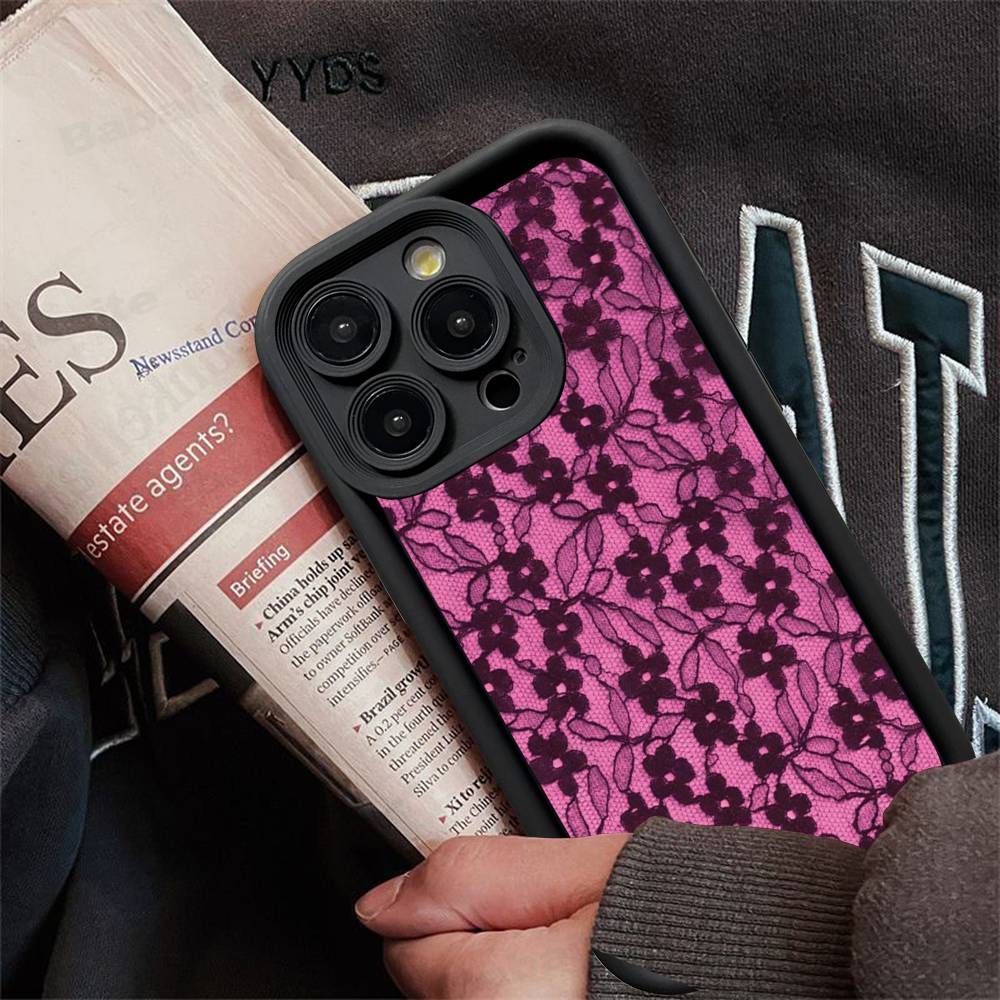 

Стиль мережива Крута дівчина Для IPhone 17 16 15 14 13 12 11 Pro Max Plus Чохли для телефону iPhone 17 Air
