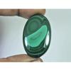 65Cts. Natural Green Malachite Oval Shape Cabochon Loose Gemstone 24X38X05MM D-333
