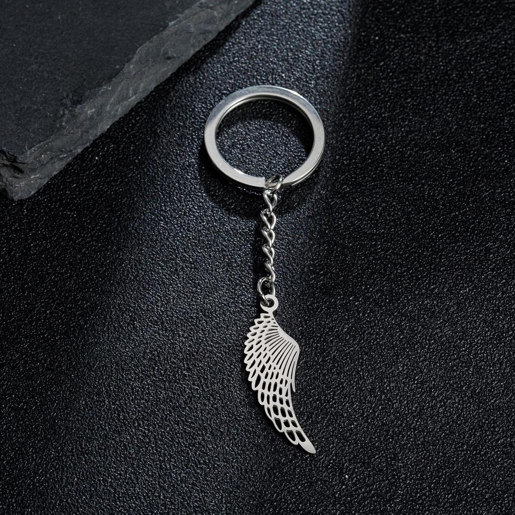 Angel Wings Feather Keychain Pendant - Non-Fading Design