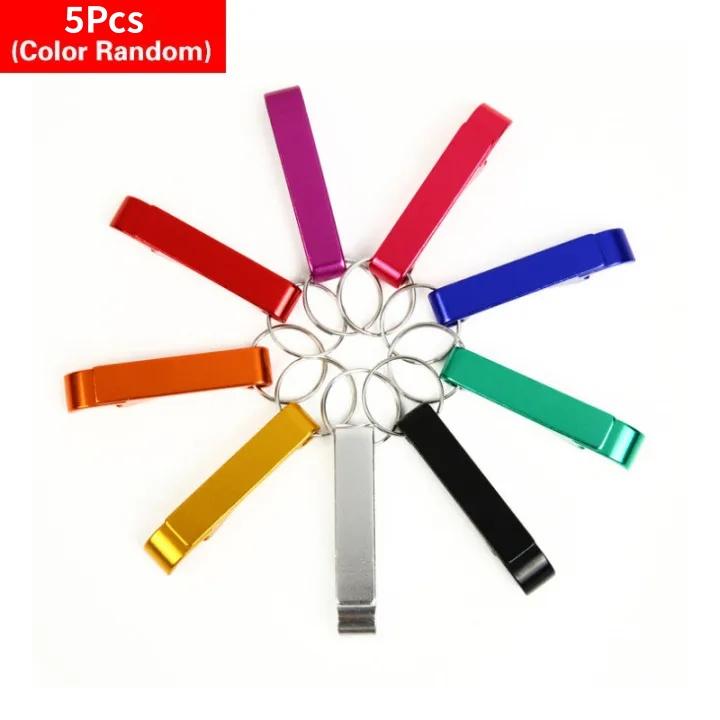 Practical Multifunctional Aluminum Alloy Bottle Opener, Keychain Wine Opener, Wedding Banquet Outdoor Camping, Bar Gift