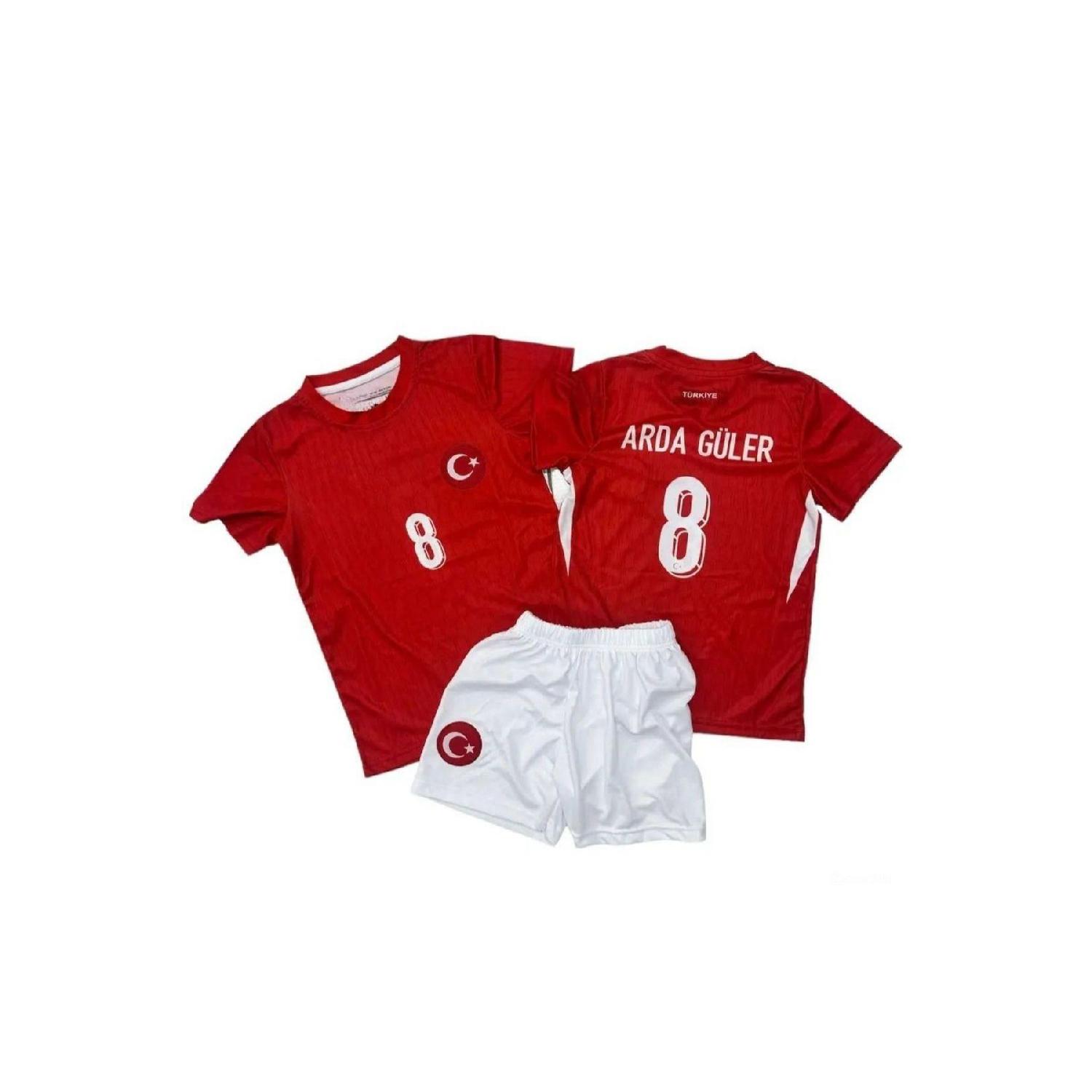 

Trkiye Children s Number 8 Red Jersey (jersey Shorts Socks) 3-4 Yaş чистый