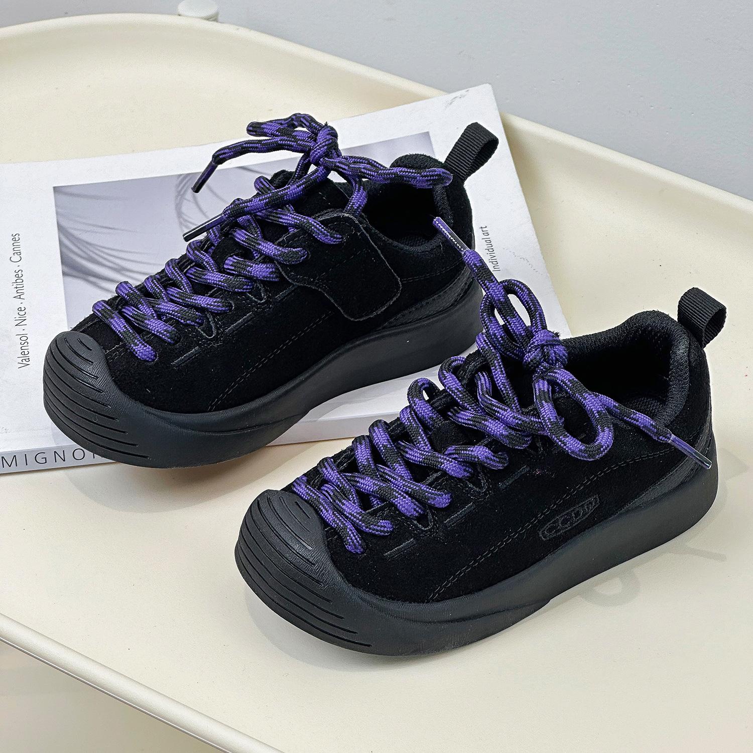 

Children s casual sports shoes 2025 autumn and winter new boys mountaineering shoes soft sole light non-slip girls classmates tide 37 yards inner length 22cm