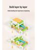 Children's Creative Wooden House Building Blocks DIY Toy