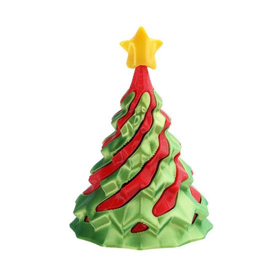 3D Printed Spiral Christmas Tree Toy Impossible Passthrough Sculpture Vortex Thread Illusion Stress Relief Kids Adults Mini Spiral Cone Fidget Toy