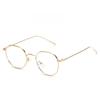 Minimalist Metal Eyeglasses With Blue Light Blocking For Fashionable Women And Men