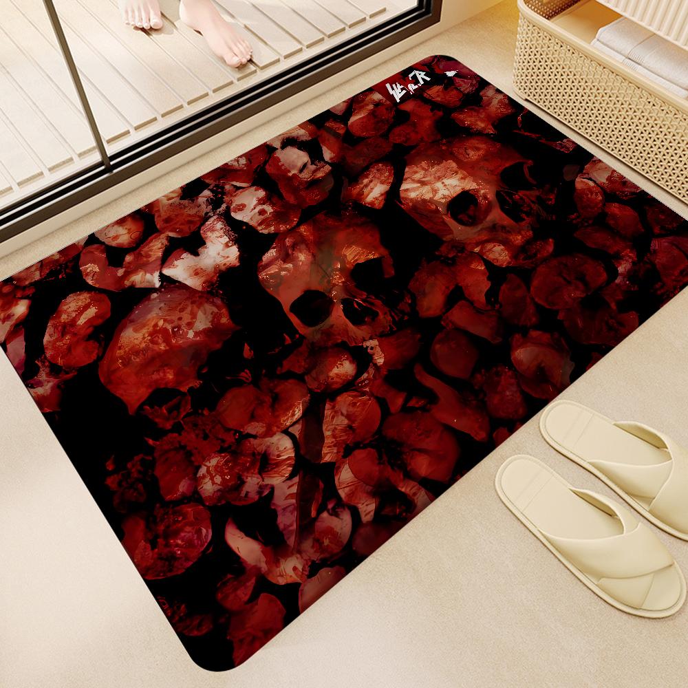 S-Slayer Heavy Metal Band Music Room Mats Nordic Style Home Doormat Bathroom-Toilet Mats Bedroom Hotel Decor Mat