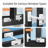 ABS Safety Lock No Drilling Installation Coded Lock System Unisex Protection Lock Anti-pinch Design Strong Fixation