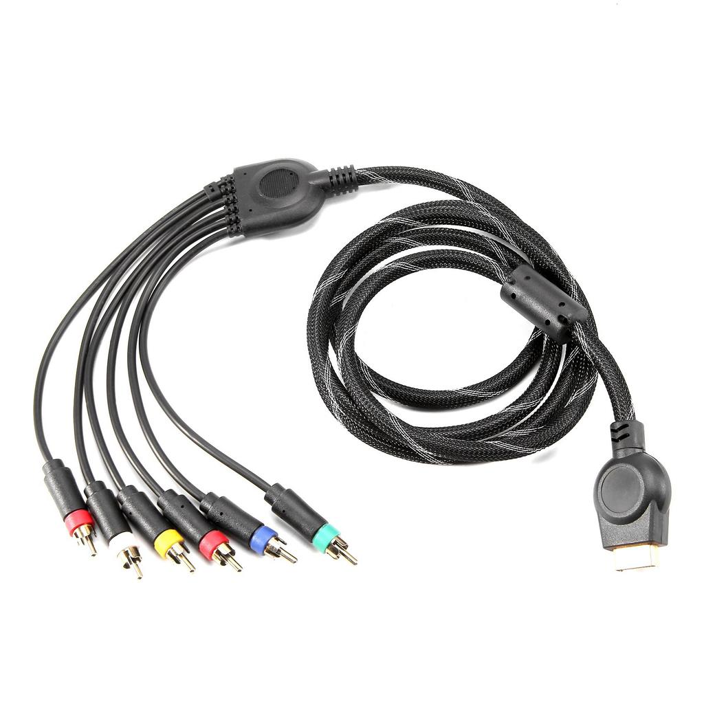 Suitable for PS2/ Component Cable 1.8M Suitable for PS 2/3 High Resolution Game Cable Accessories