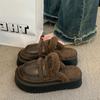 Hairy Slippers 2026 New Autumn and Winter with Plush Snow Boots Cotton Slippers for Women