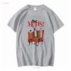 Muffs T-shirt långa eller korta ärmar vintage Tvättad Lite Snygg Unisex herr Mångsidig Vardagstopp För Daglig Användning