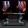 AB X5 6000W 60V 38AH Çift Motorlu Elektrikli Scooter Maksimum Hız 90 km/s Hidrolik fren LCD Ekran Maksimum Menzil 90km Escooter