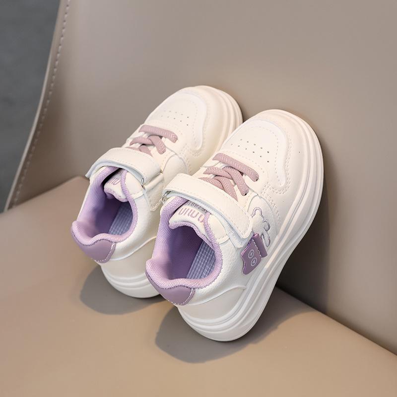 

Одноклассник осенние новые детские спортивные туфли девочки детская обувь дышащие повседневные маленькие белые туфли мальчики нескользящие кеды 22-26 5 pairs in one hand фиолетовый