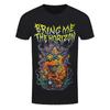 Bring Me The Horizon T-Shirt BMTH Smoking Dinosaur Band Official New Black