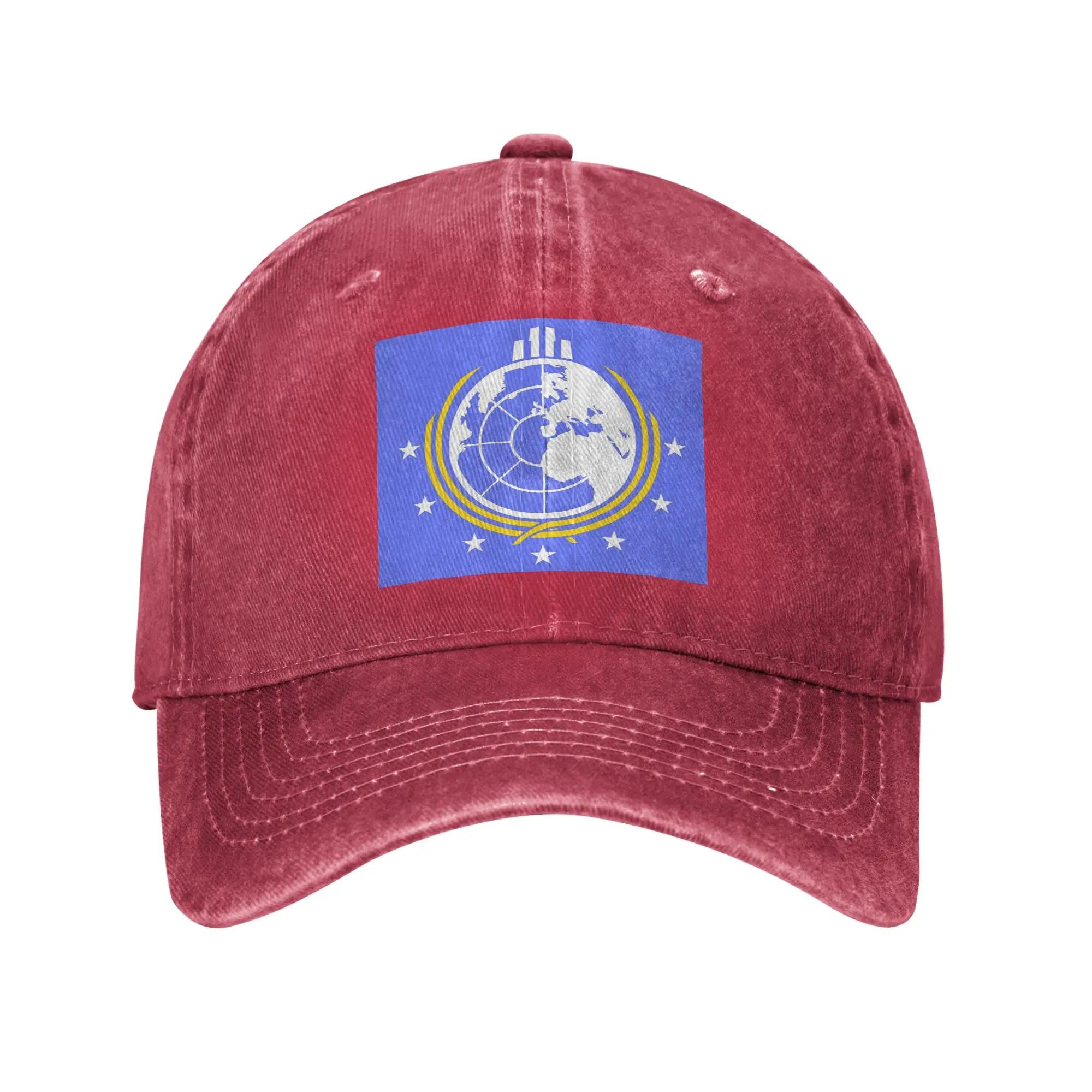 Into Hell Liberty Diving Earth For Super Washed Denim Cap Casual Baseball Caps Adjustable Hat Summer Unisex Baseball Hats One Size