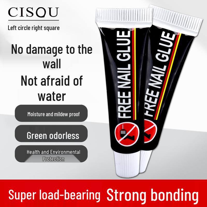 Nail-Free Strong Adhesive Quick-Drying White Glue for Glass Shelves and Tile 12ML белый