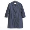 HERNO CA0150D Navy Nylon Big Button Soutien Collar Coat coat 42 NavyUsed