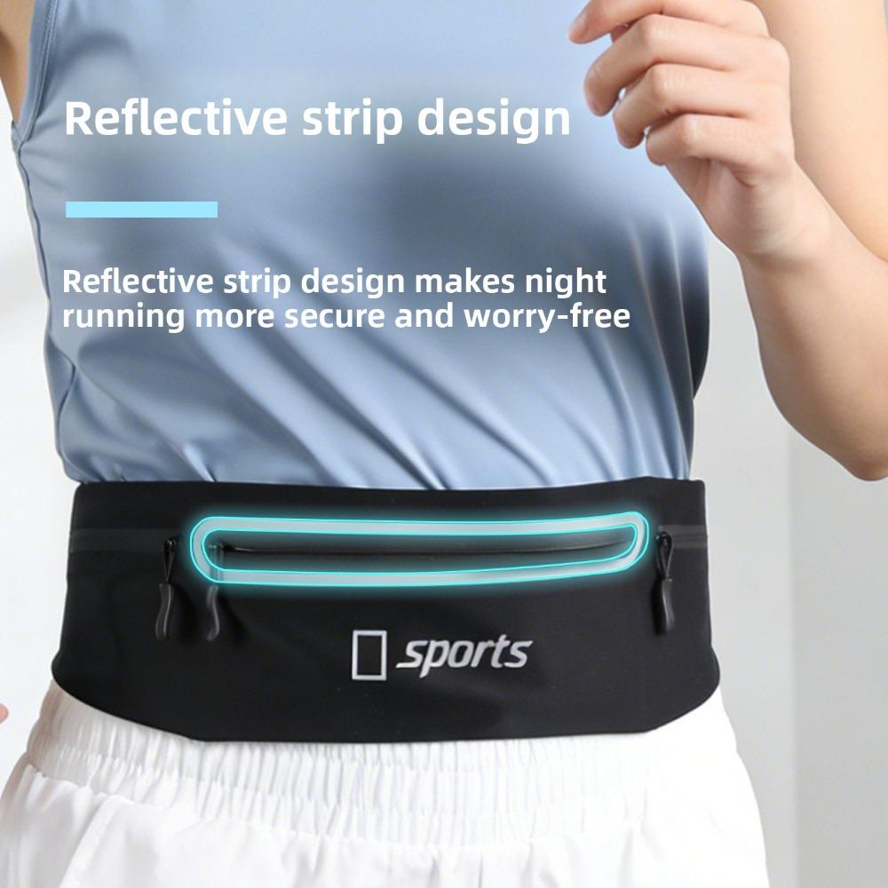 Running Mobile Phone Fanny Pack Outdoor Mobile Phone Bag Fitness Equipment Invisible Waterproof Sports Belt Bag Unisex