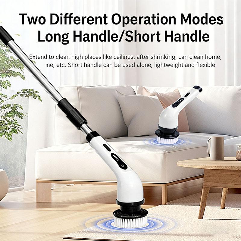 9-in-1 Electric Cleaning Brush Electric Spin Cleaning Scrubber Electric Cleaning Tools Parlour Kitchen Bathroom Cleaning Gadgets