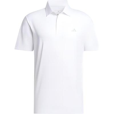 Ultimate365 Einfarbiger Pullover mit kleinem Logo Bequemes, figurbetontes Kurzarm-Poloshirt Herren Poloshirts Weiß IM8408