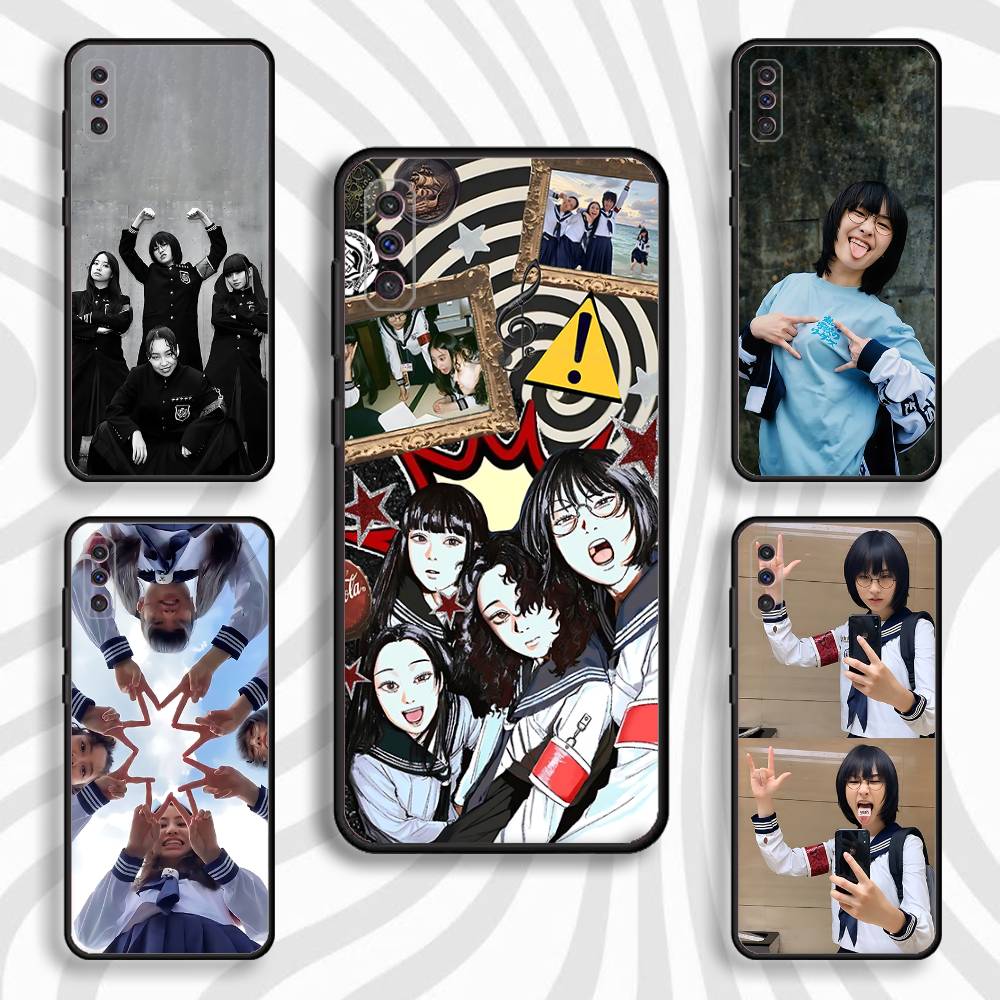 ATARASHII GAKKO Suzuka Jpop Handyhülle Für Samsung S 25,24,23,22,30,21,10,9,Ultra,Plus,Lite,FE,4,5 G Schwarzes Weiches Case