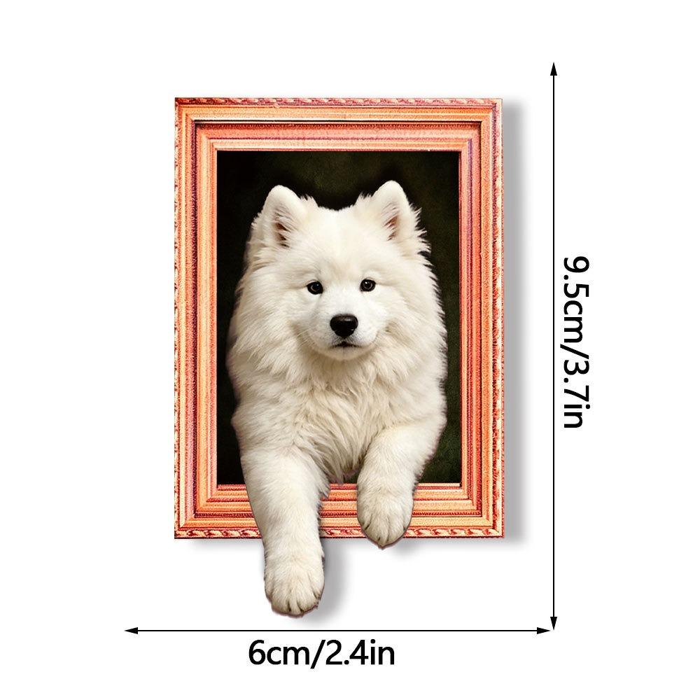 3D Cartoon Animal Magnetic Photo Frame Framed Picture Style Wooden Magnet  Office Board