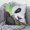 Square Pillow Cute Giant Panda Animal Pattern Cushion Cover Home Living Room Sofa Bedroom Decoration