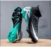 Unisex High-Top Long Spike Artificial Turf Football Training Shoes