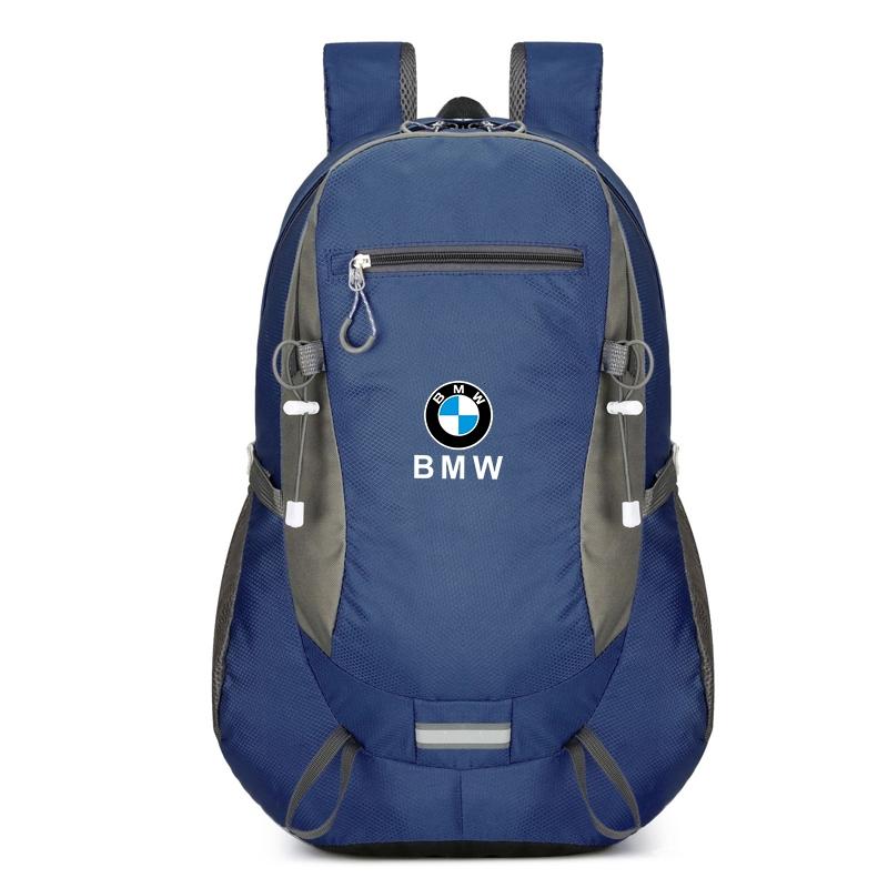 FWAV6 Casual Car Logo Backpack School Outdoor Hiking Lightweight Travel Daypack For BMW M Performance 1 3 5 7 Series X1 X3 X5 Stickers