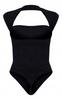 Prettylittlething Body Prążkowane Czarne M 0A1A1_C*