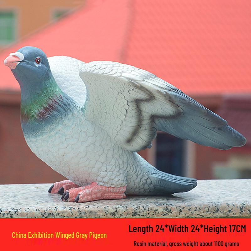 Dove Tree Resin Garden Ornaments: Outdoor Sculpture & Horticulture Set