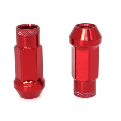 Steel Wheel Nuts M12 X P1.5 M12 X P1.25 Mm Depth 48mm Through Type