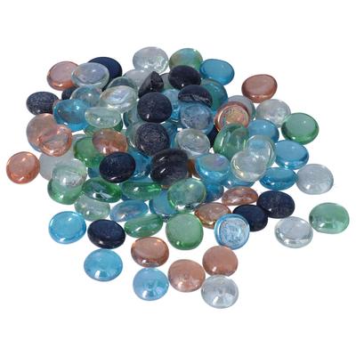 Landscaping Glass Stones Aquarium Landscaping Blue Glass Bead Crystal Stone Fish Tank Decoration