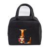 Office Worker Small Portable Lunch Bag Oxford Cloth Letter Student Large Portable Bento Bag