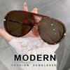 Shades Multicolor Lenses Eyewear Irregular UV400 Sun Glasses Large Frame Sunglasses  Cycling