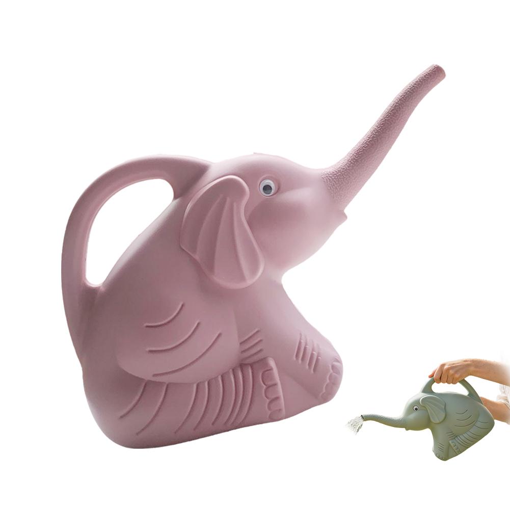 

Funny Little Elephant Watering Flowers With Long Mouth Watering Kettle Outdoor Irrigation Garde Tools Equipment Supplies New