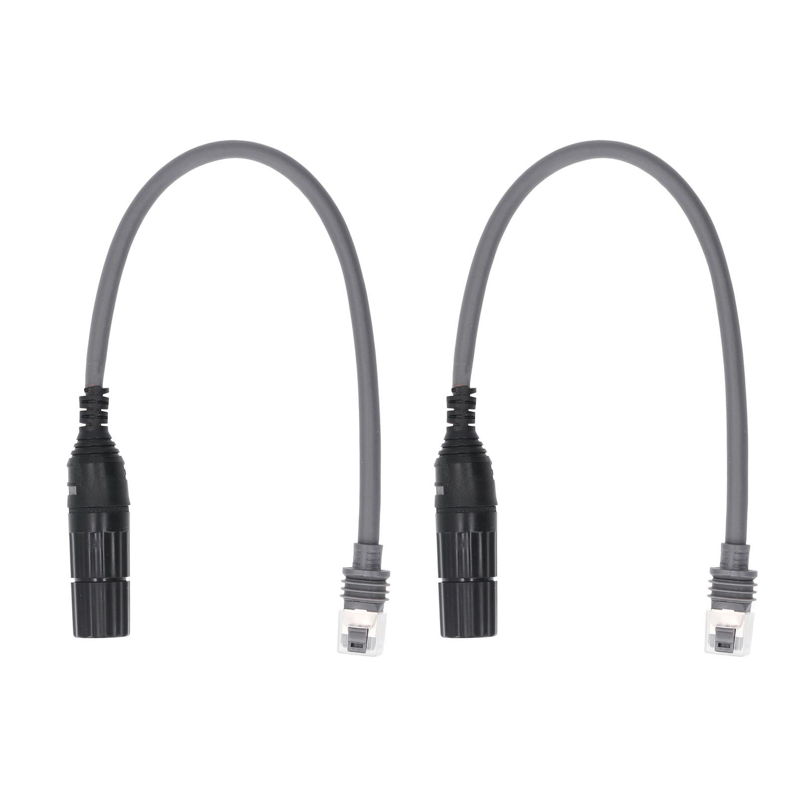 

1 Pair SPX Male to RJ45 Adapter Female Connector for Gen 3 V3 Rectangular Satellite Cable Extension