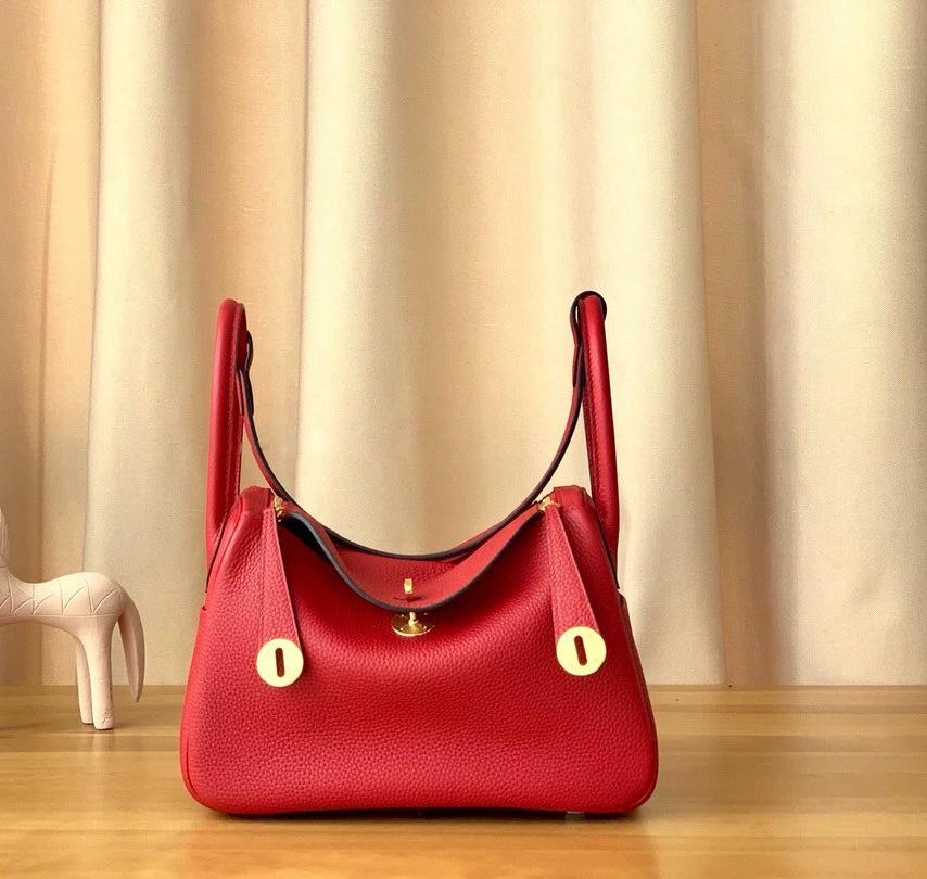 High-end Bag 26 Doctor Bag Head Layer Leather Single Shoulder Crossbody Pillow Bag Large Capacity