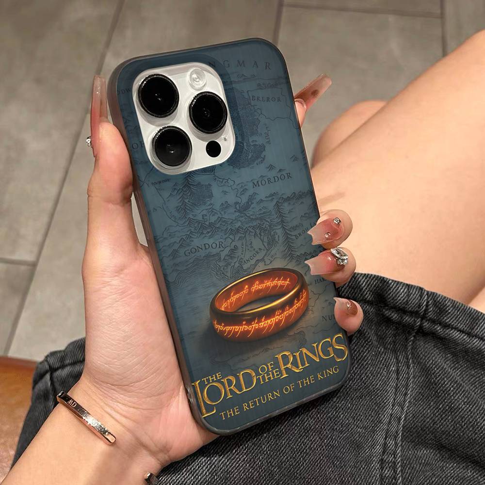 The Lord Of The R-Rings Phone Case For IPhone 17 16 15 14 Plus 13 12 11 Pro Max Pro Wave Corrugated Cover