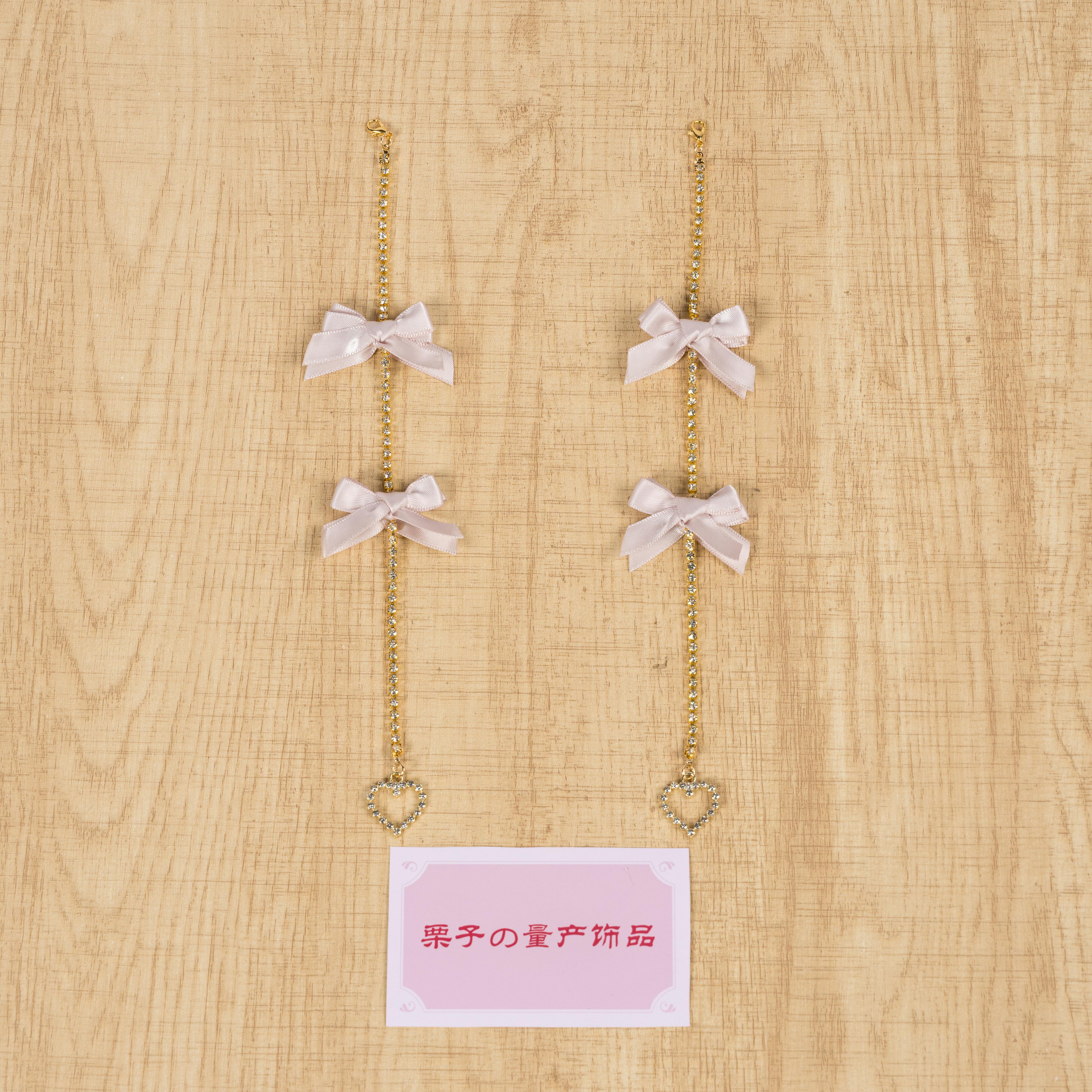 

Tassel Bow Gem Lace Headband Girl Sweet Cute Japanese and Korean Lady Headbands for Women