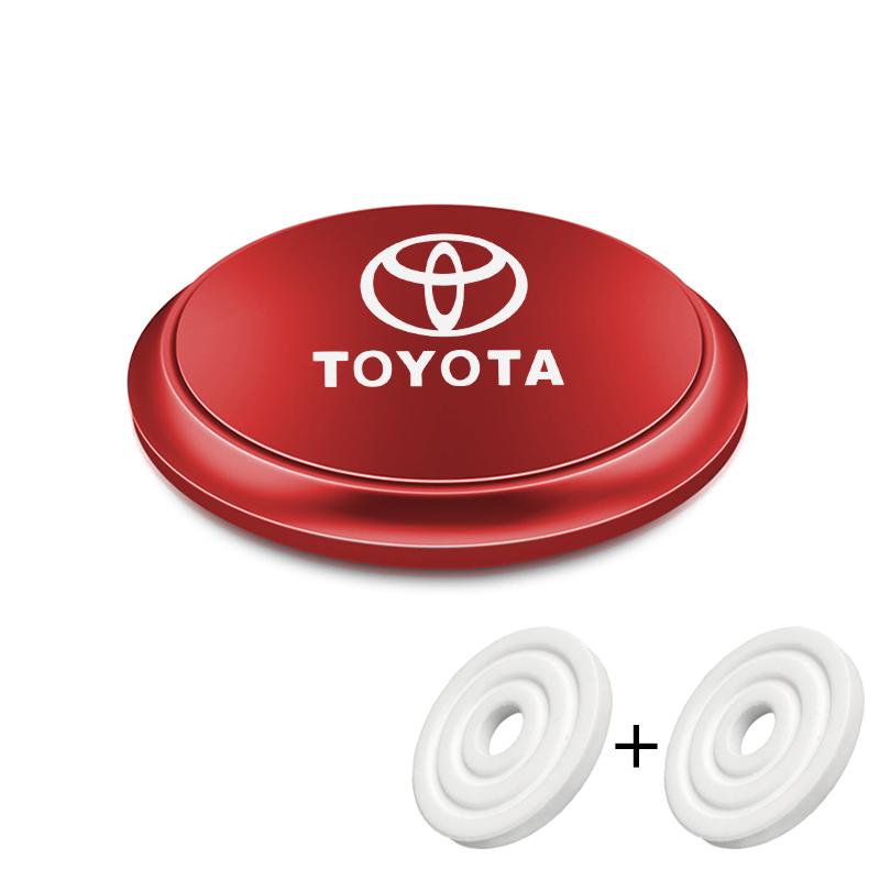YQMN5 Car Interior Stickers Air Freshener Vent Clip Outlet Air Condition Diffuser Solid For Toyota Hilux Crown TRD chr Corolla Camry