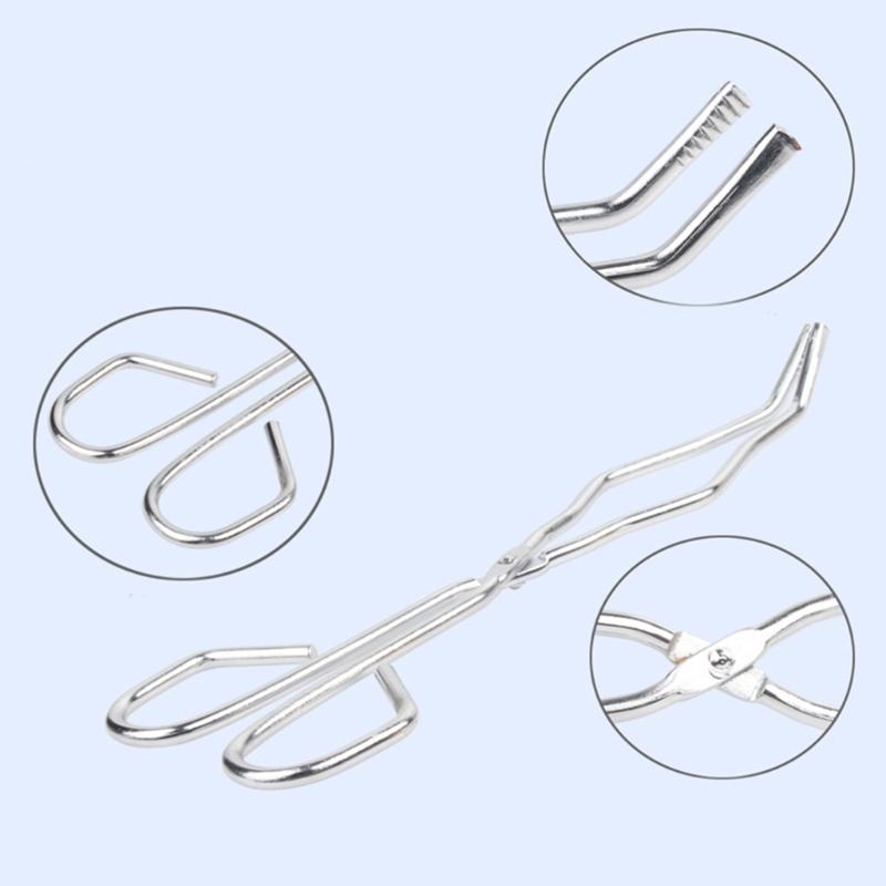 Pinzas de Laboratorio para Crisol, Pinzas de Refinería, Pinzas para Crisol de Laboratorio, Suministros Químicos para Experimentos Químicos