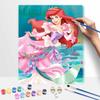 Disney The Little Mermaid Ariel oil painting kit digital painting art handmade diy home room decorations