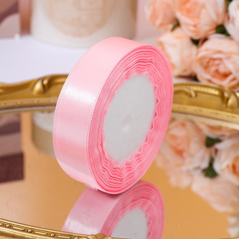 22meters/roll Wide 2cm Satin Ribbon Wedding Holiday Season Party Decor DIY Making Handmade Gift Wrapping Crafting Materials