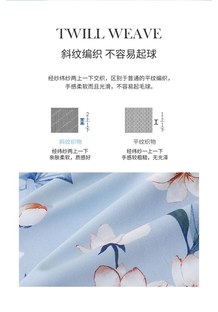Mengjie Home Textile 100% Cotton Printed Four Piece Set
