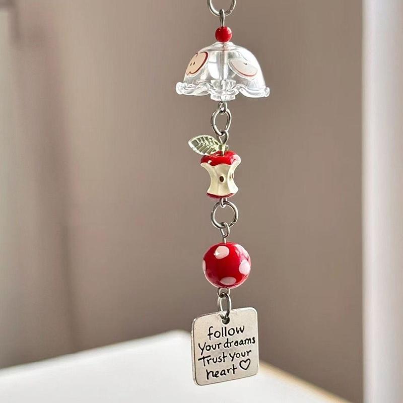 Sweet Y2K Fish Phone Chain Phone Case Phone Charm Pendant Mobile Lanyard Cute Beaded Cell Phone Strap Bag Keychain