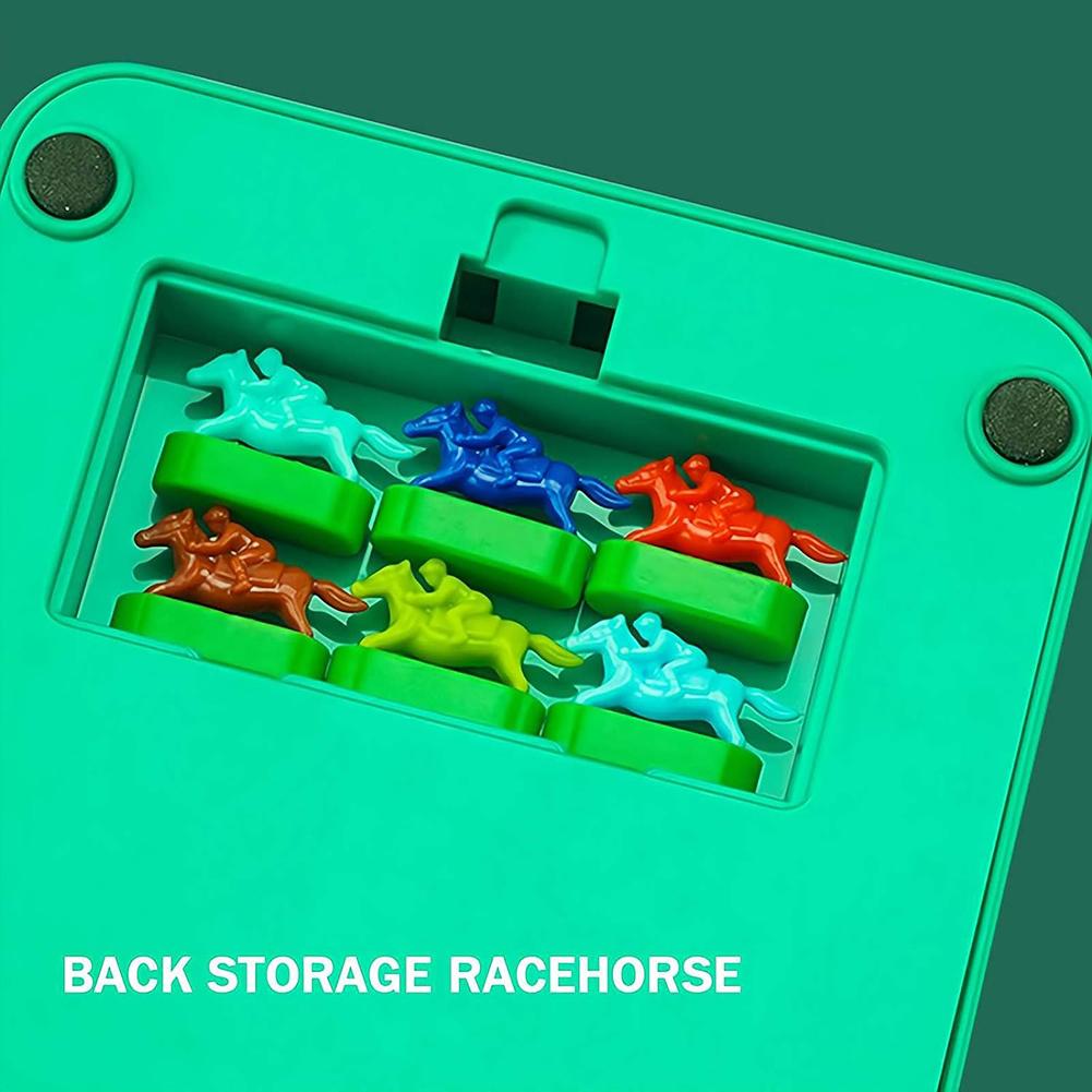 Tabletop Horse Race Game with 6 Horse Horse Race Game Interactive Toy Hand Eye Coordination for Family Game